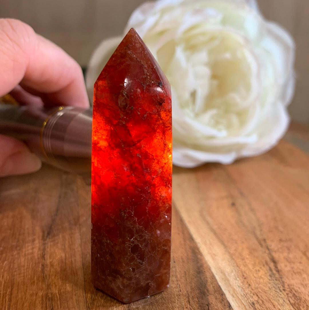 FIRE QUARTZ POINTS
