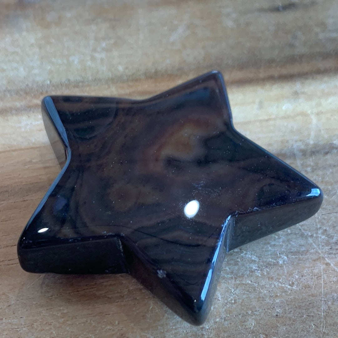 AGATE STAR WITH AMAZING PATTERNS