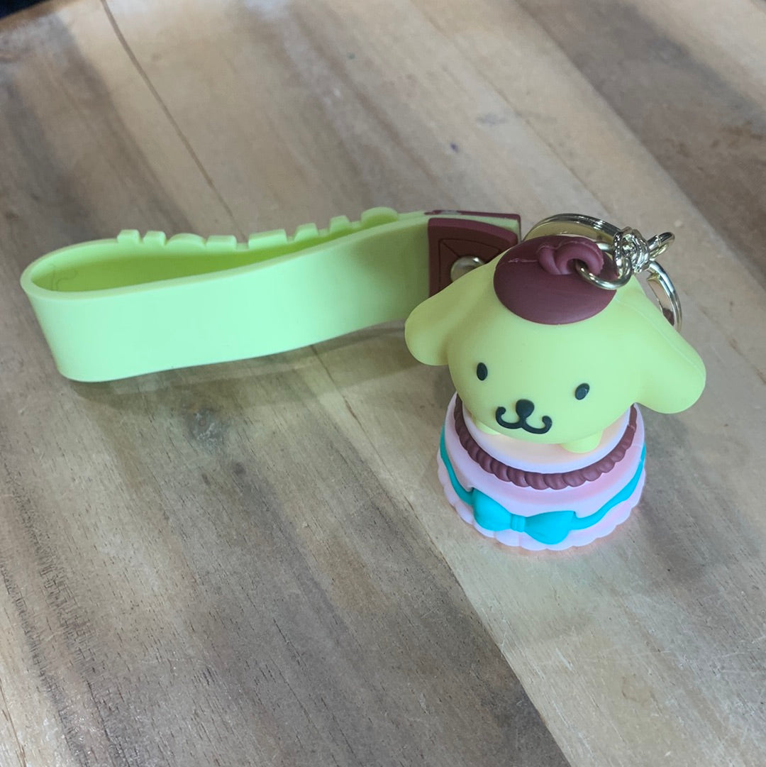 POPULAR CHARACTER KEYRINGS WITH WRISTLET ATTACHED
