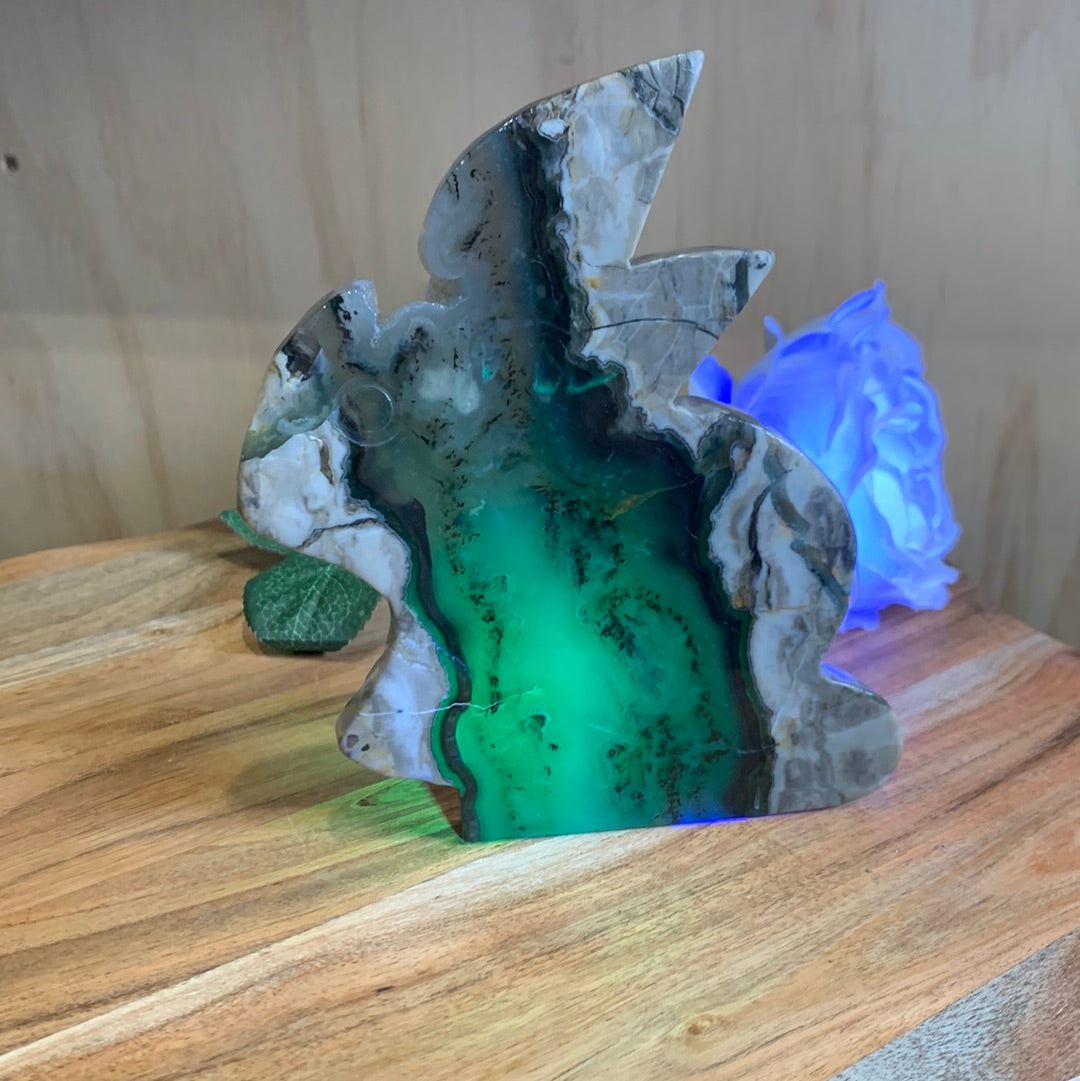 VOLCANO AGATE RABBIT (LARGE)