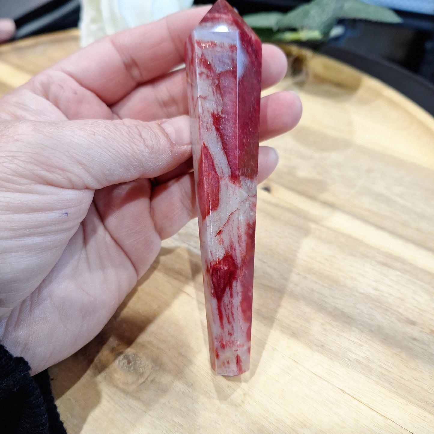 RED MOONSTONE WAND