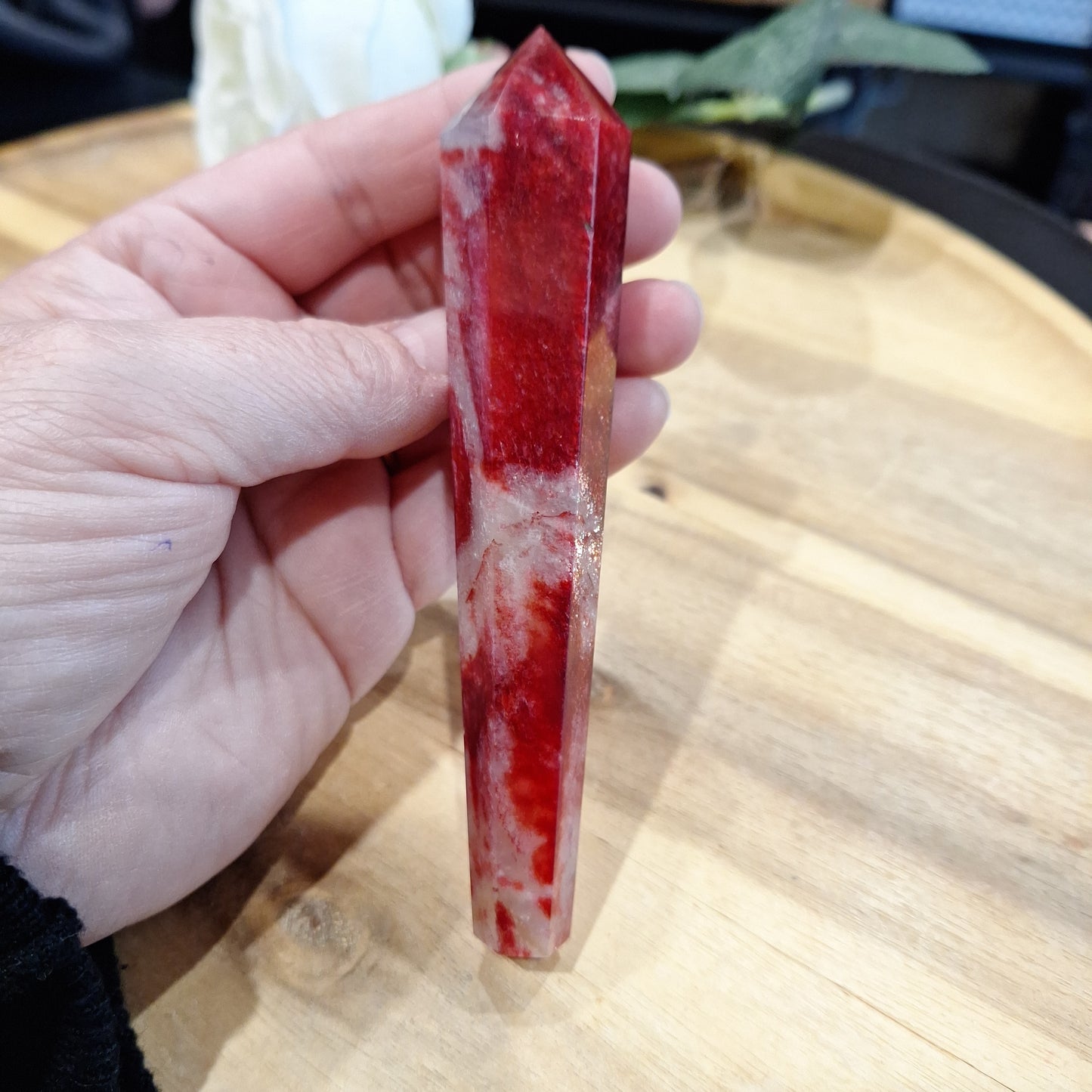 RED MOONSTONE WAND
