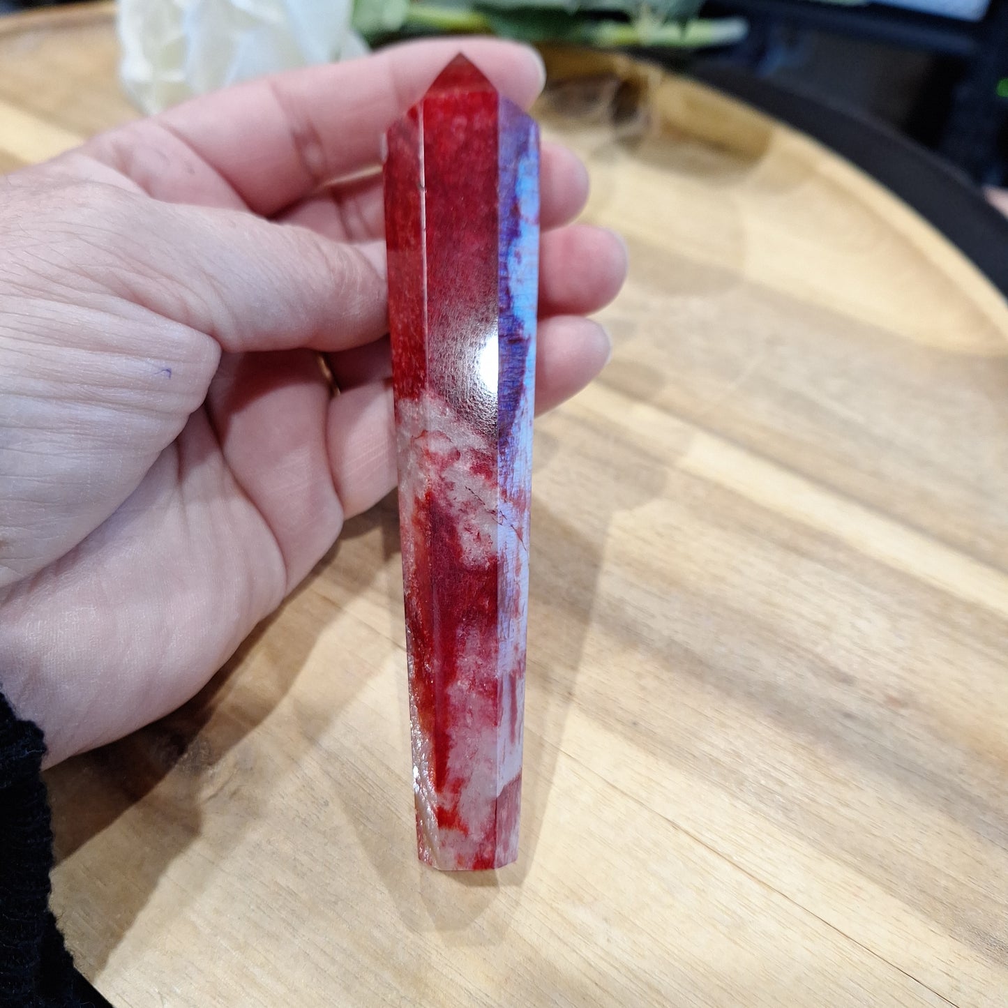 RED MOONSTONE WAND