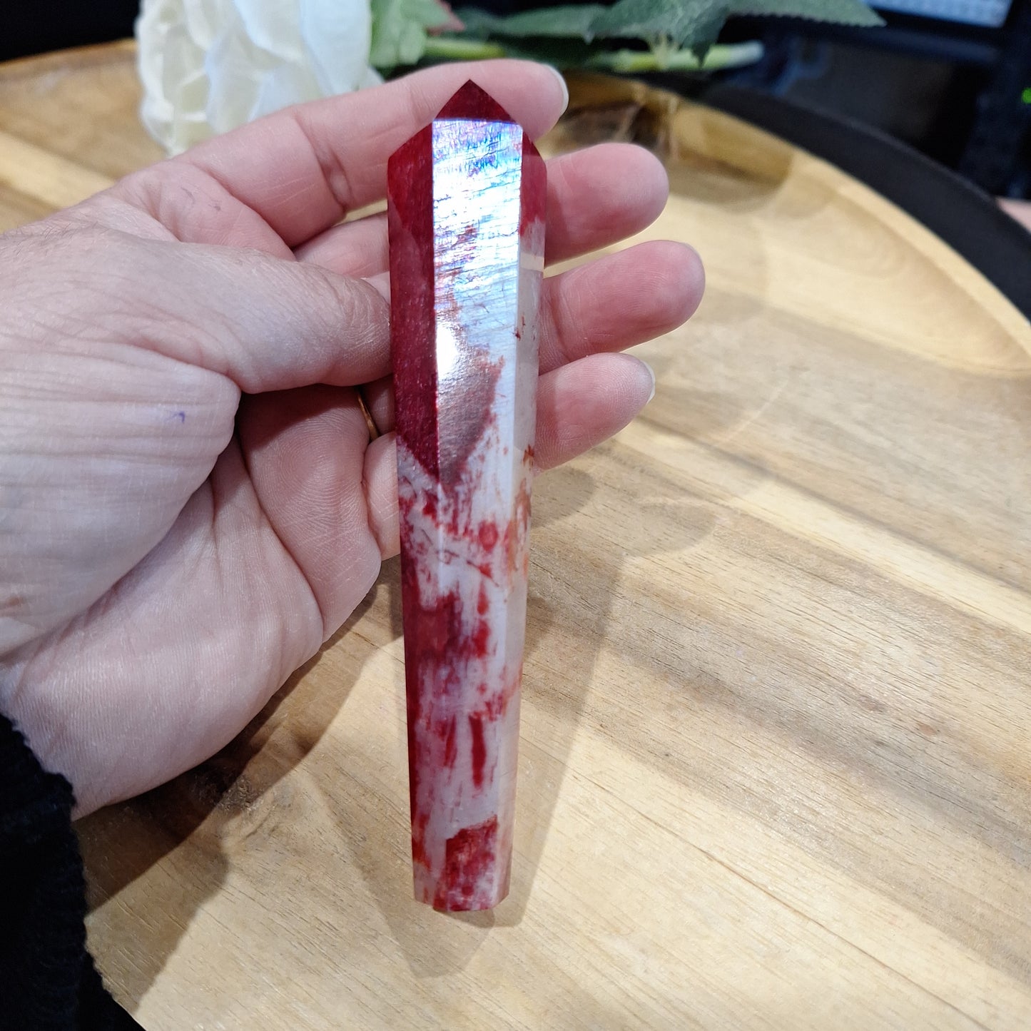 RED MOONSTONE WAND