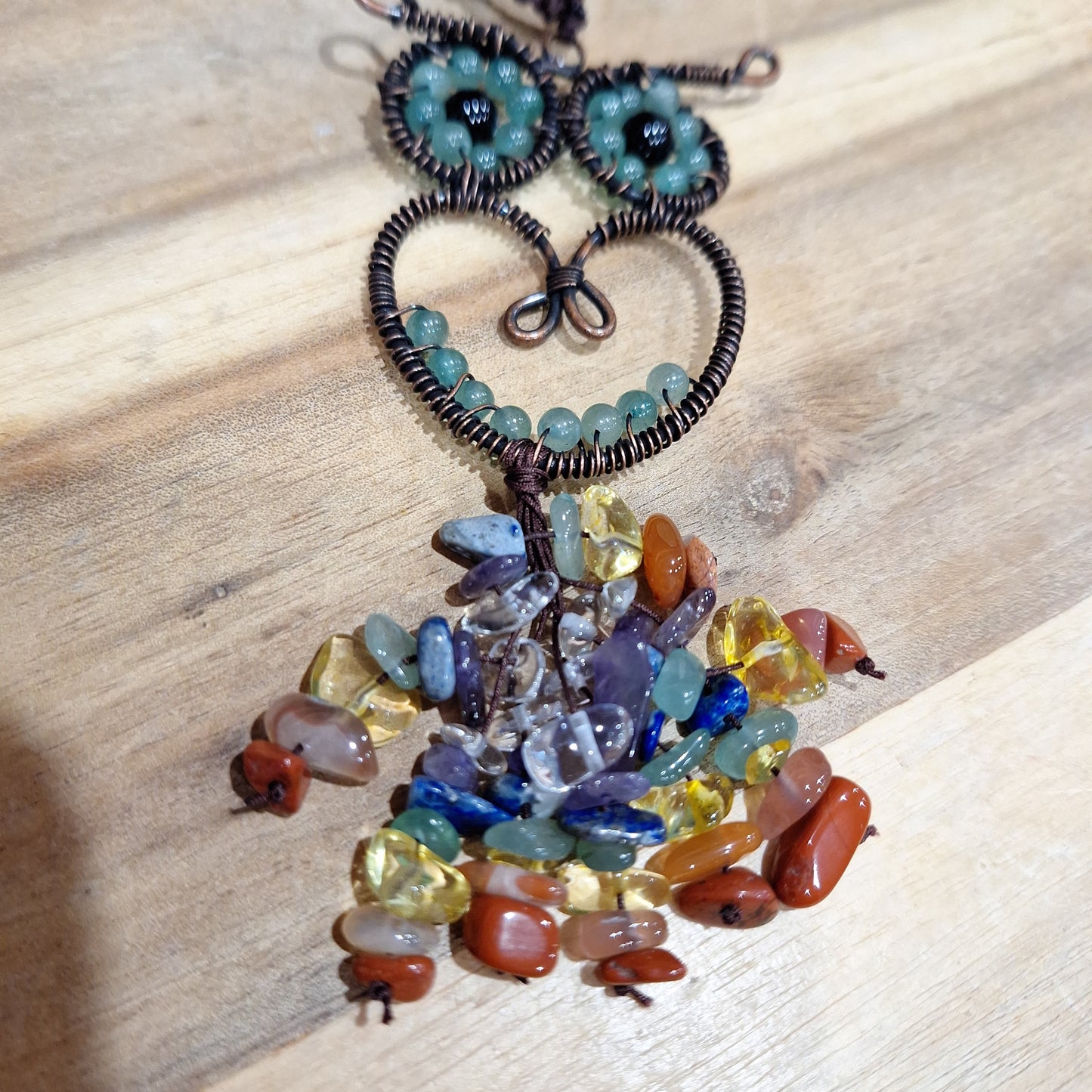 CHAKRA OWL CAR HANGER