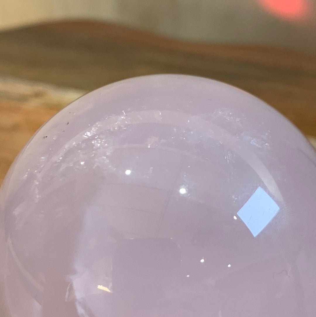 ROSE QUARTZ SPHERE