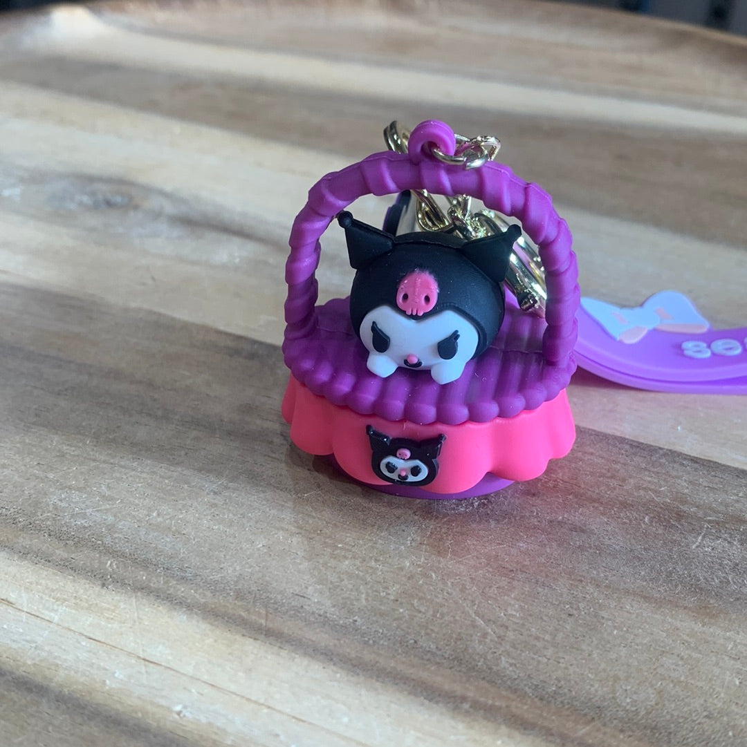 POPULAR CHARACTER KEYRINGS WITH WRISTLET ATTACHED