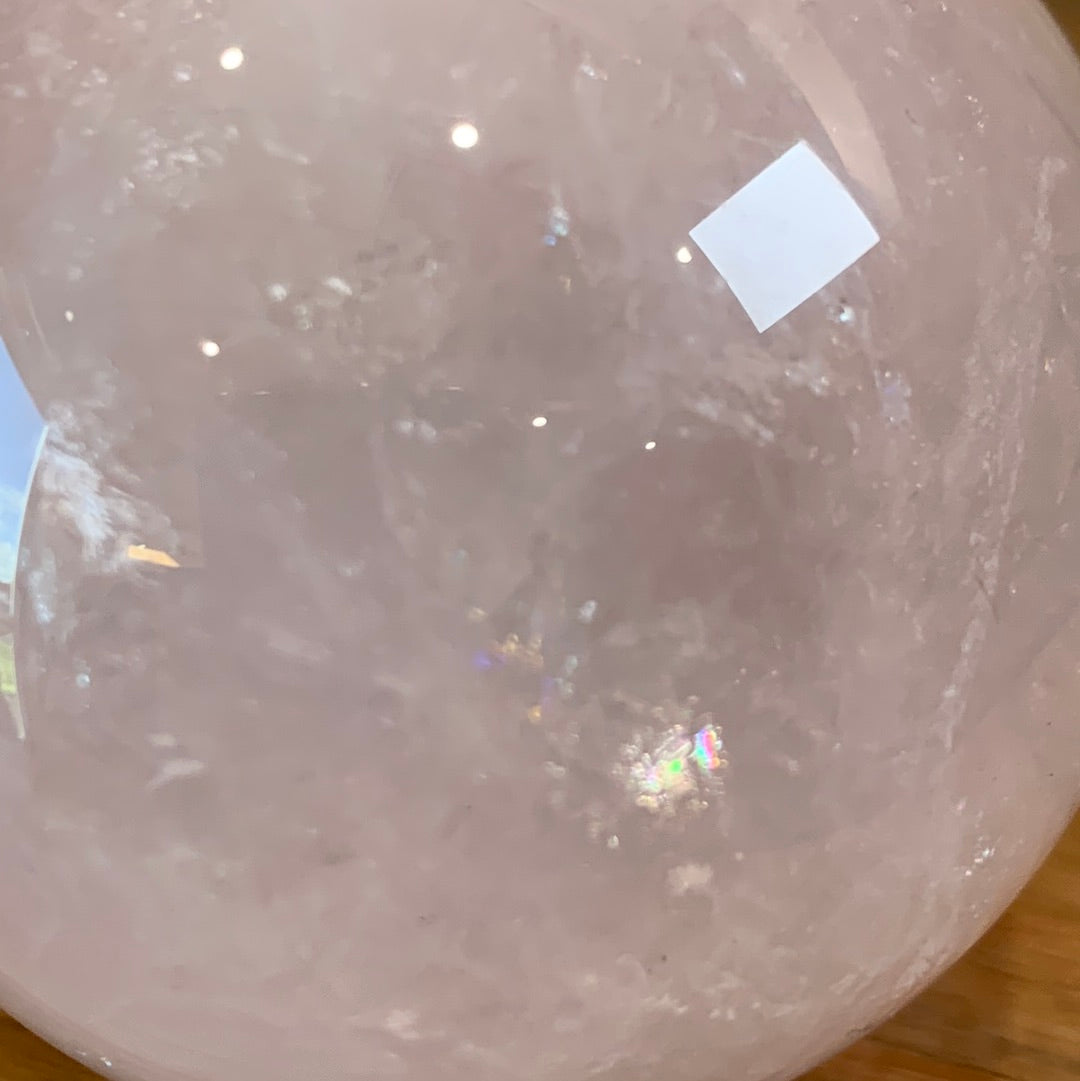 ROSE QUARTZ SPHERE