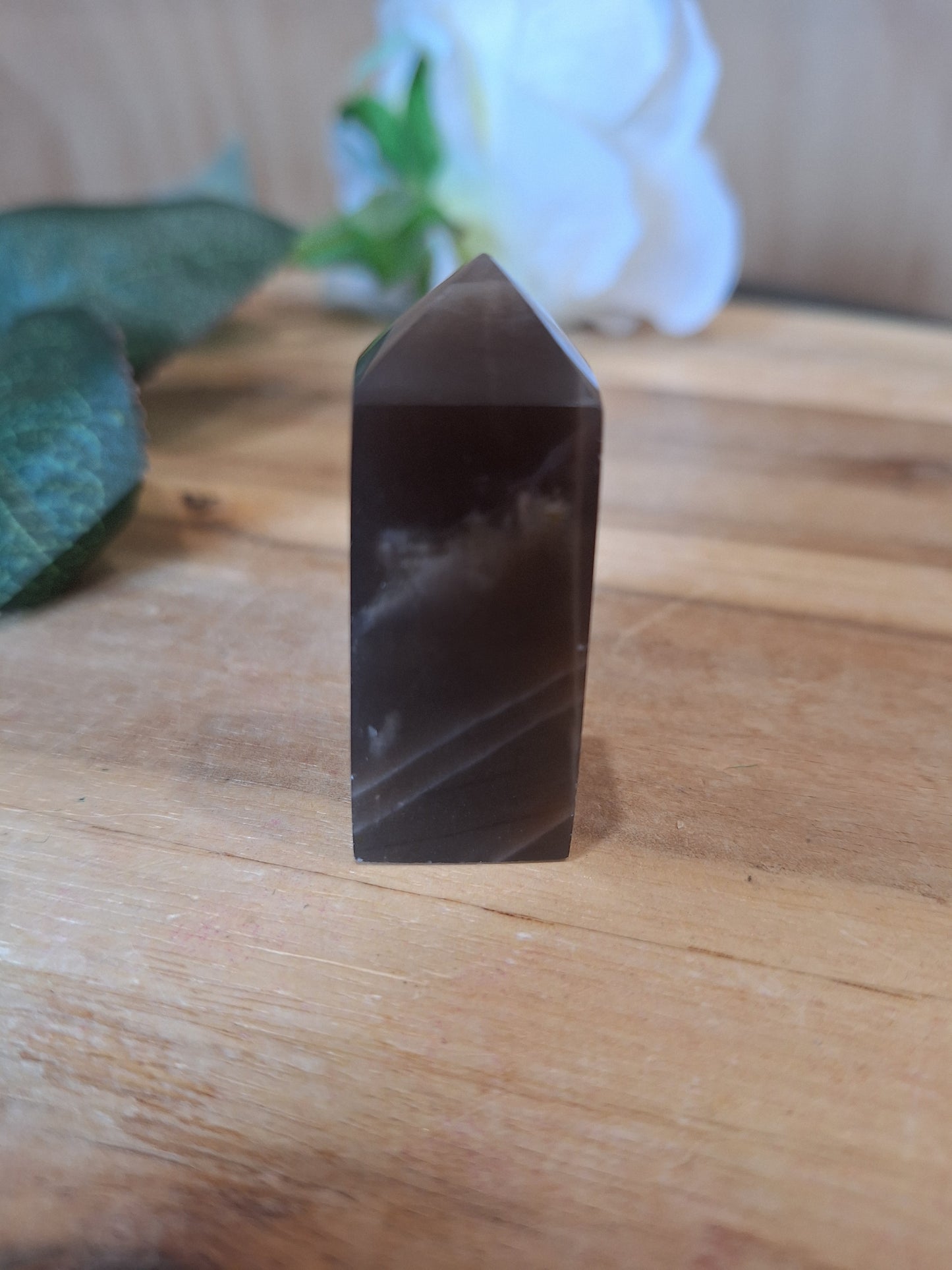 BROWN MOONSTONE POINTS (NON PERFECT CARVING)