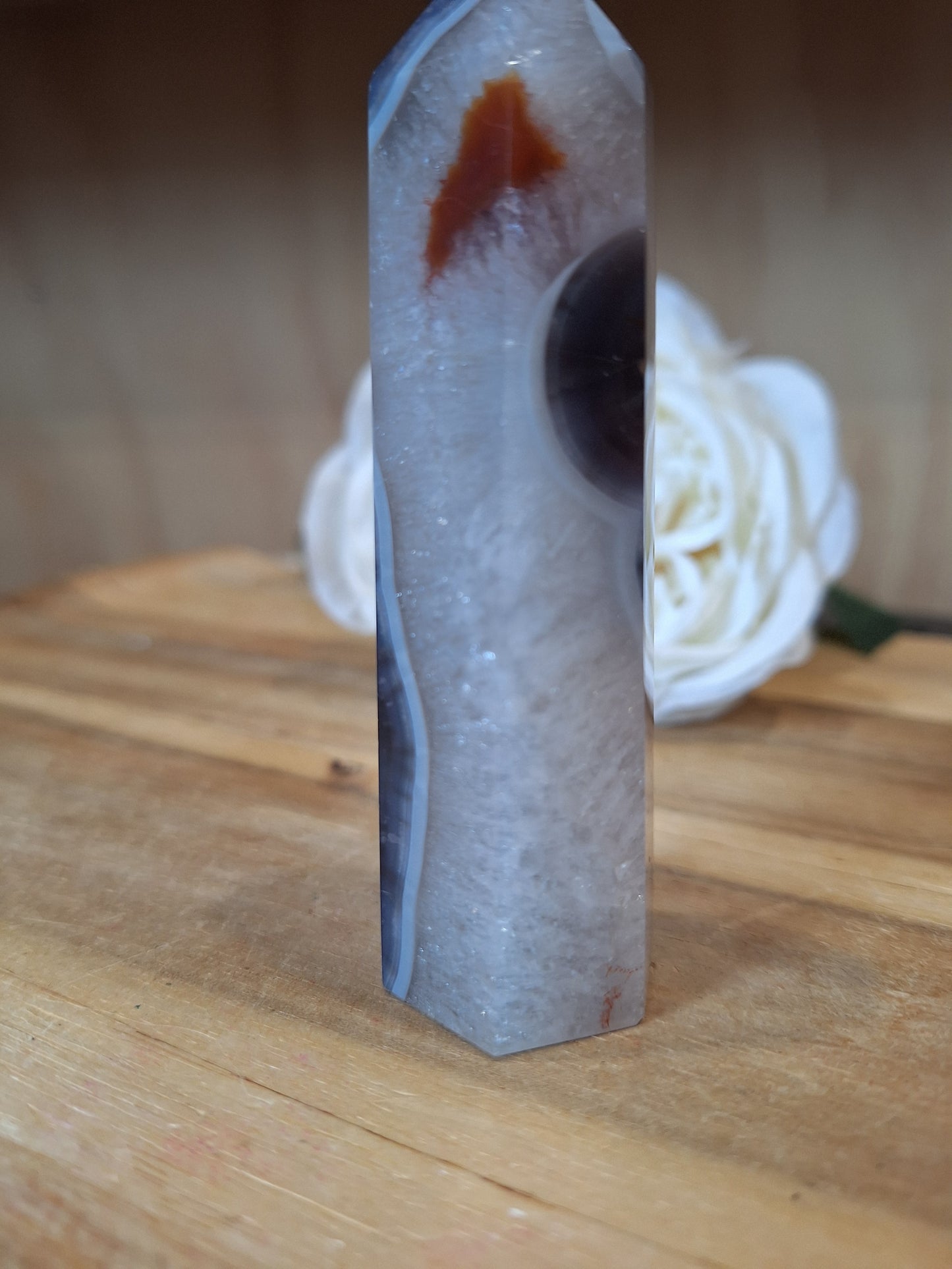 DRUUZY AGATE POINT