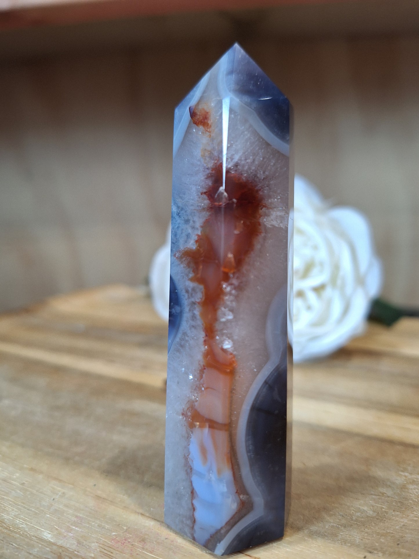 DRUUZY AGATE POINT