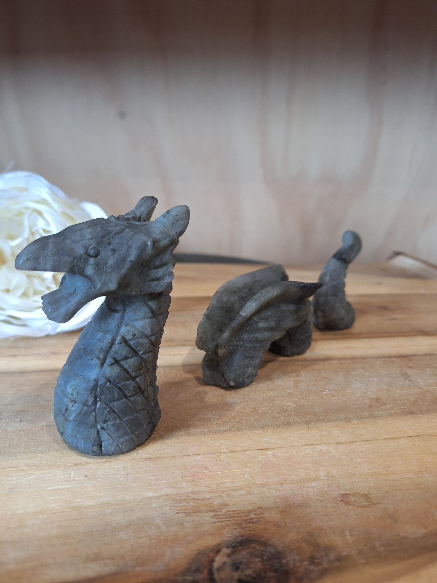 LABRADORITE DRAGON (3 PART DRAGON)