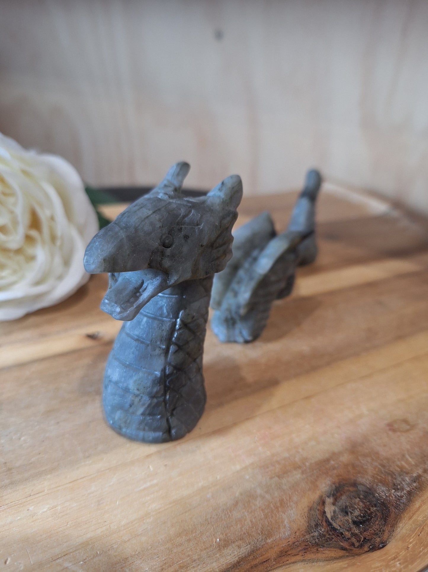 LABRADORITE DRAGON (3 PART DRAGON)