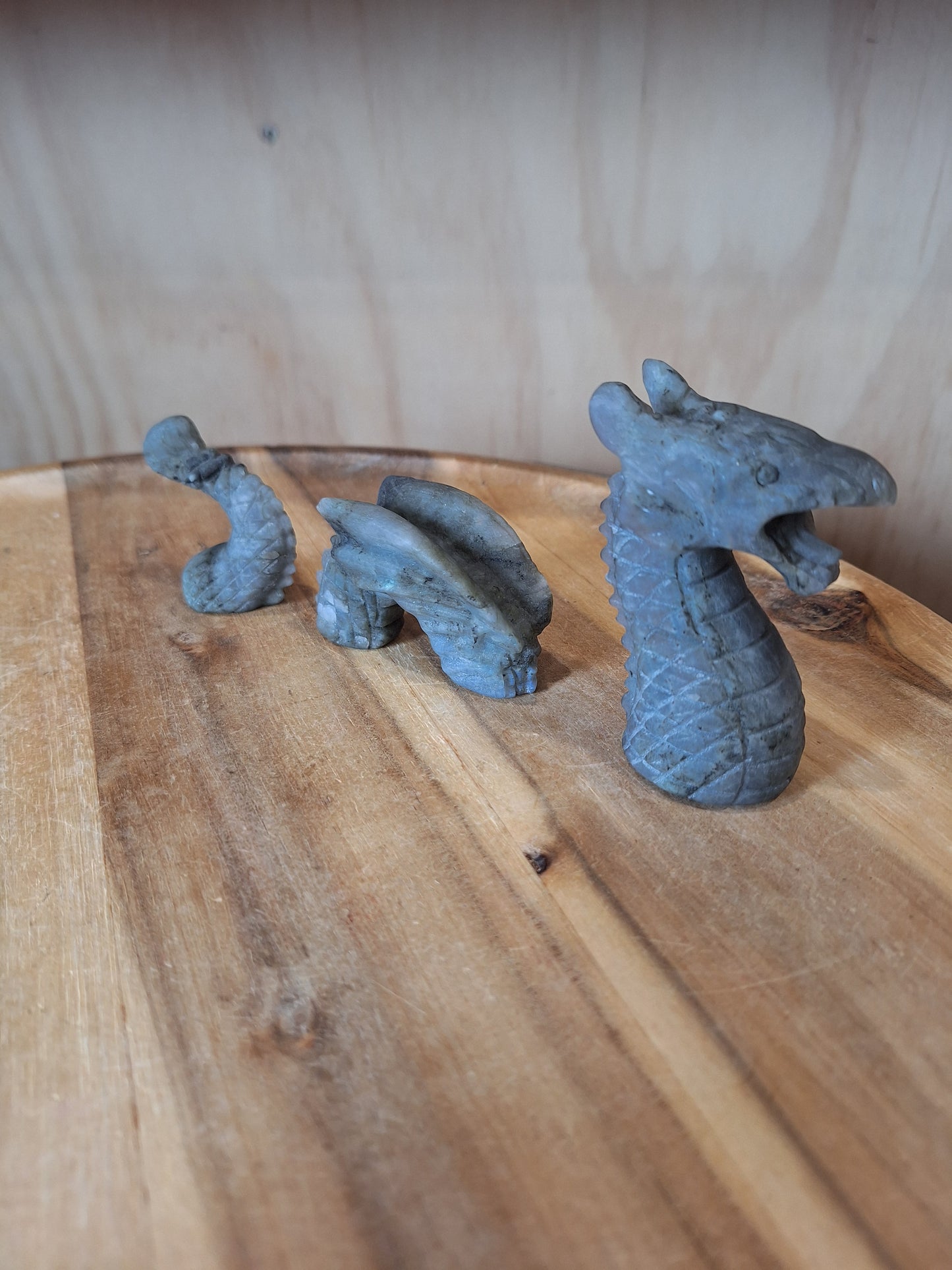 LABRADORITE DRAGON (3 PART DRAGON)
