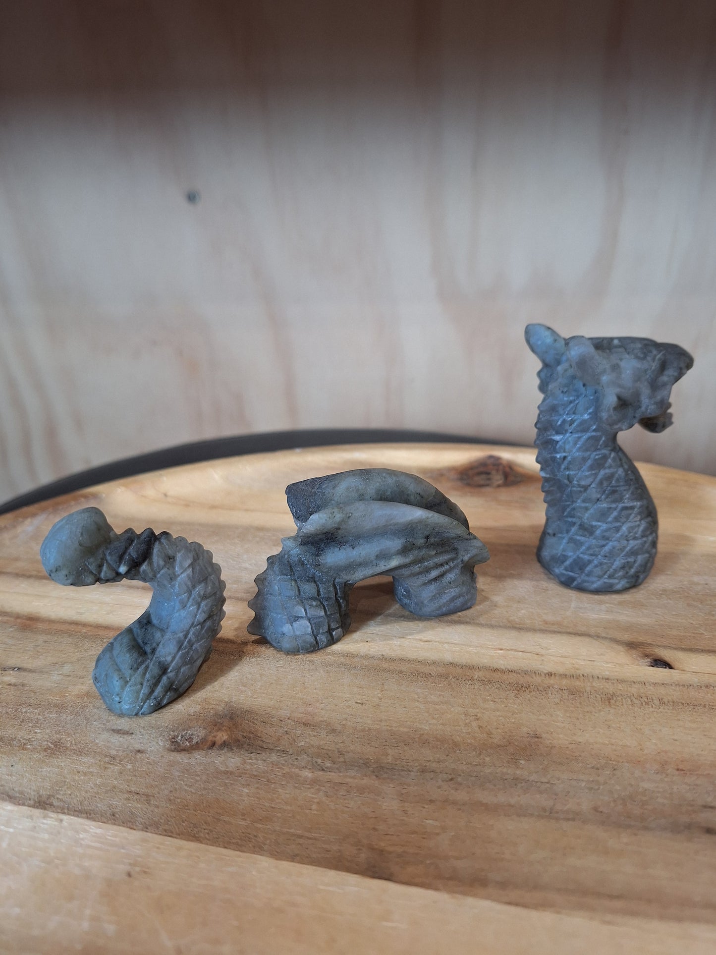 LABRADORITE DRAGON (3 PART DRAGON)