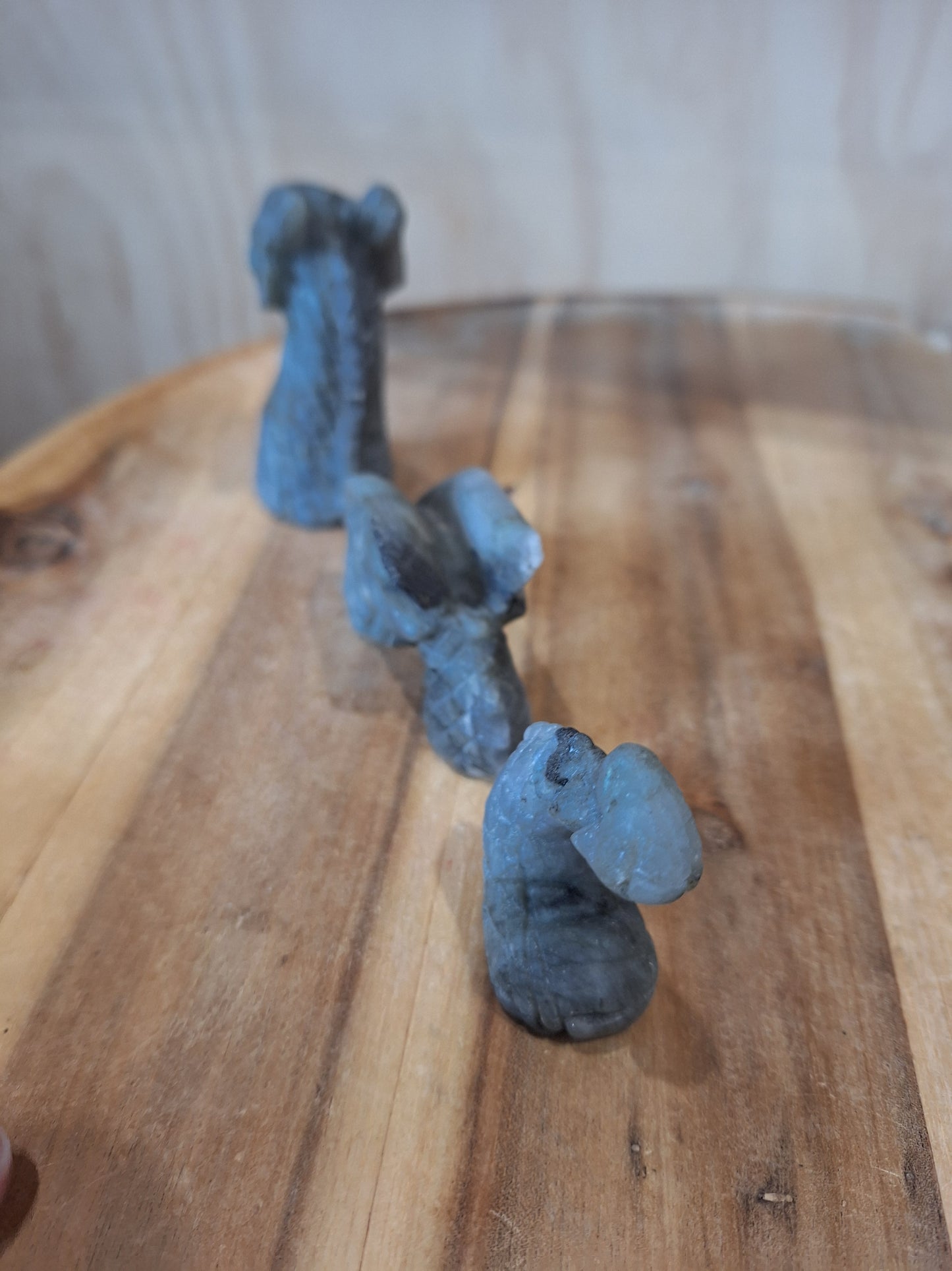 LABRADORITE DRAGON (3 PART DRAGON)