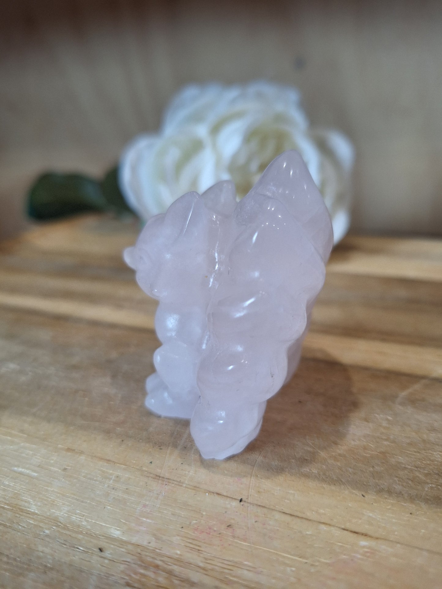 ROSE QUARTZ 9 TAIL FOX