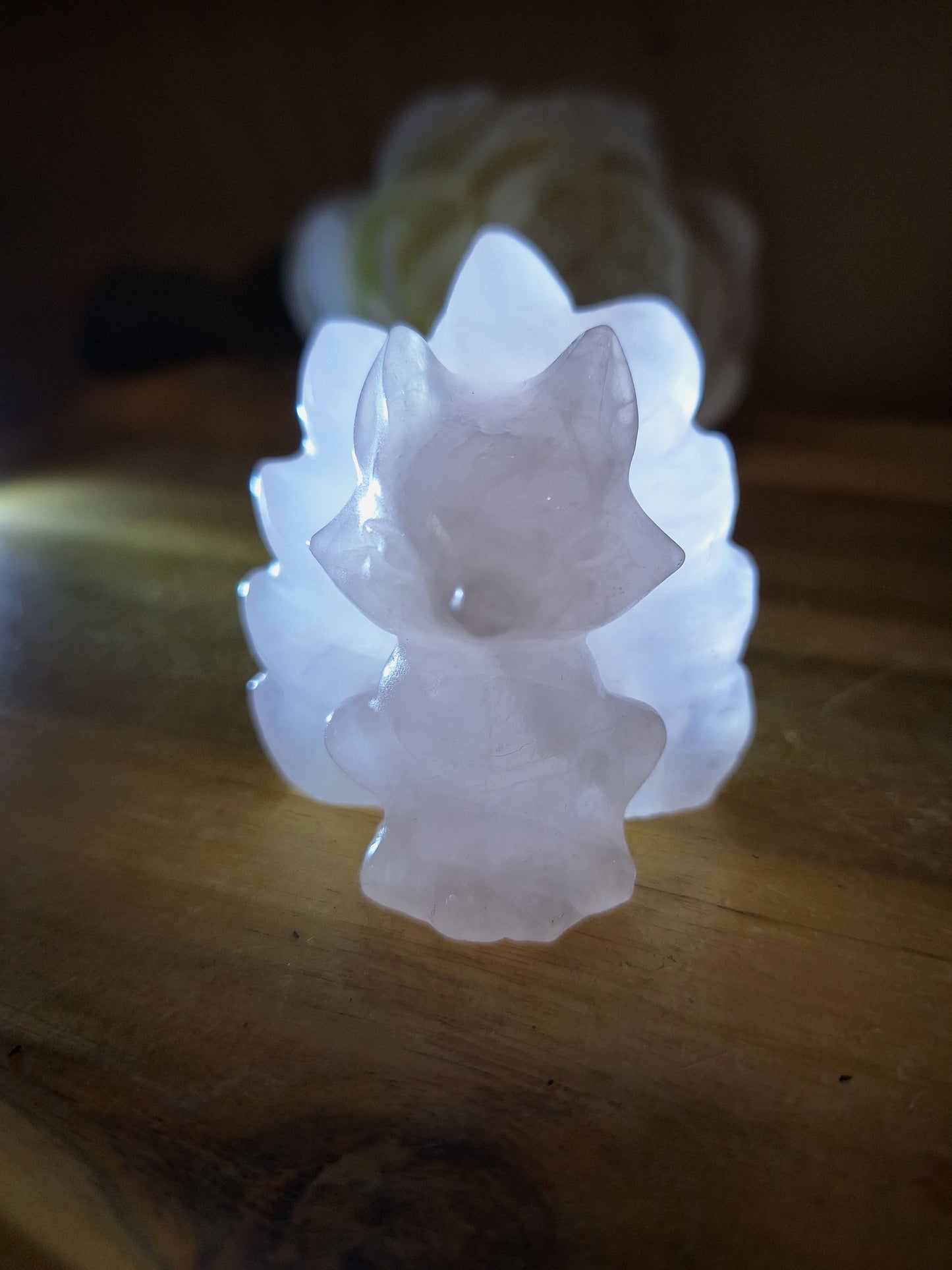 ROSE QUARTZ 9 TAIL FOX