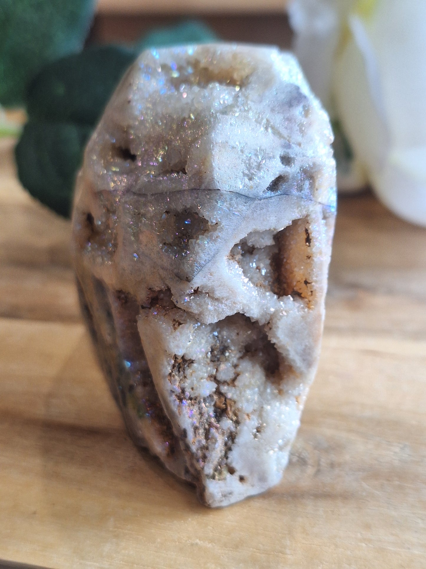 AURA COATED SPHALERITE HEARTS