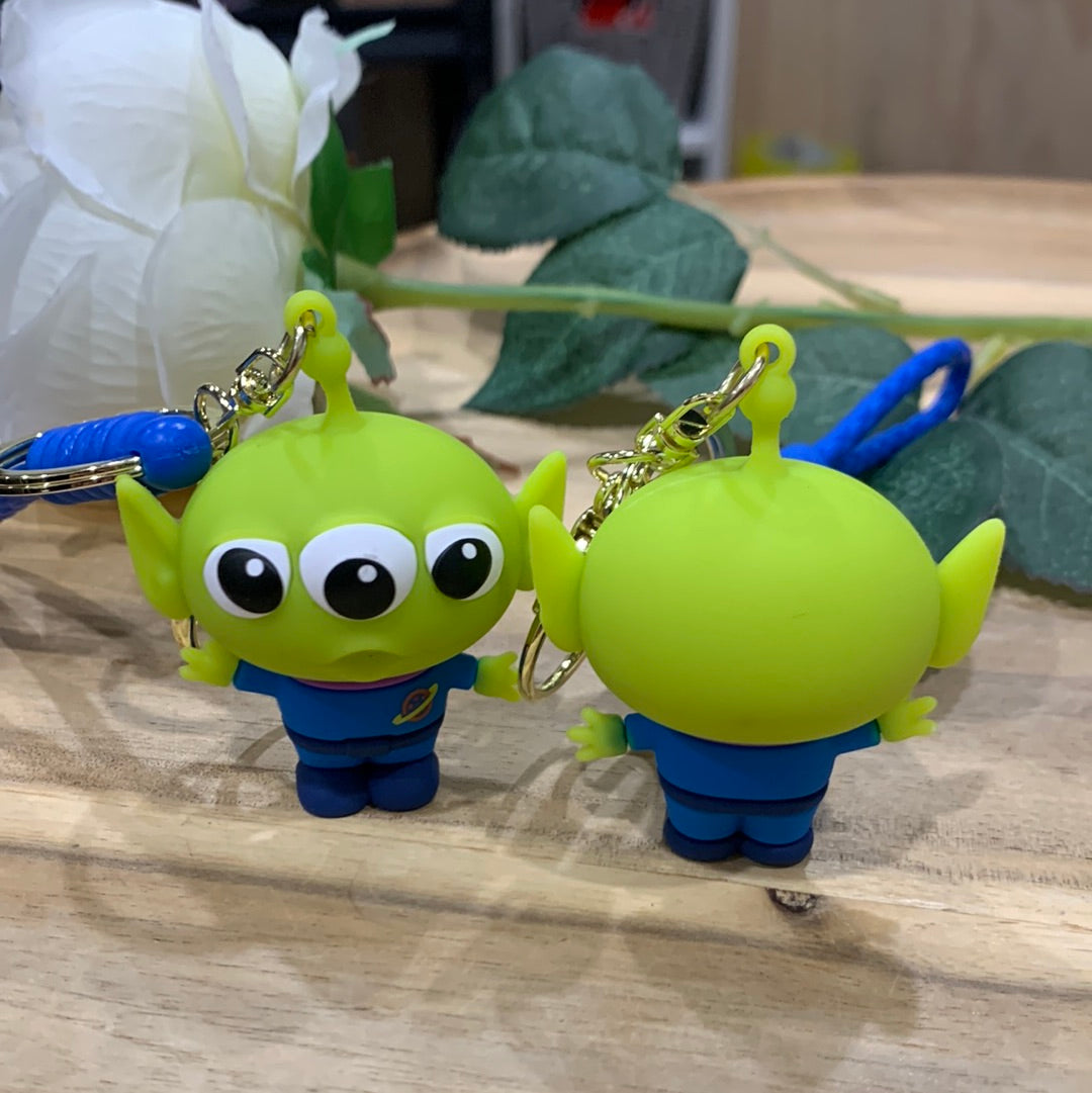 POPULAR CHARACTER KEYRINGS WITH WRISTLET ATTACHED