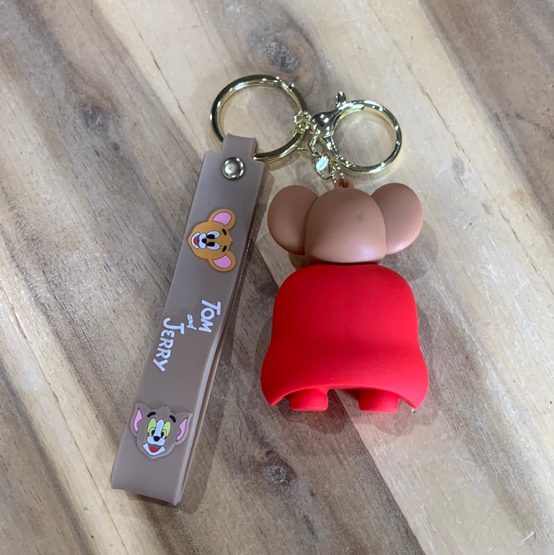 POPULAR CHARACTER KEYRINGS WITH WRISTLET ATTACHED