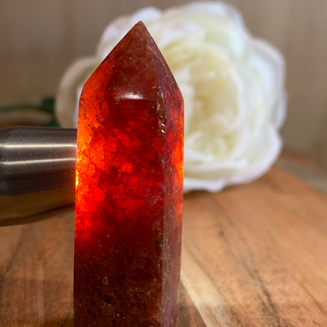 FIRE QUARTZ POINTS