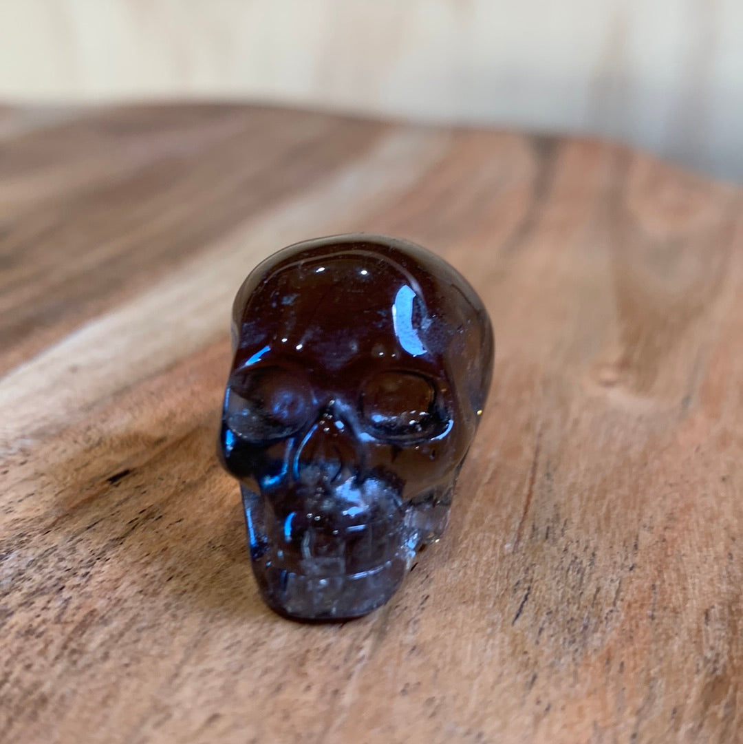 SMOKEY QUARTZ SKULL (SMALL)