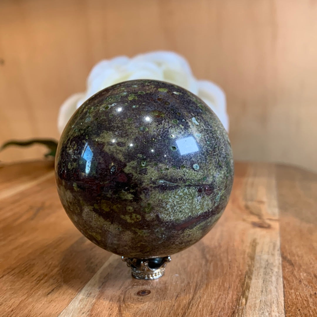 DRAGON BLOODSTONE SPHERE