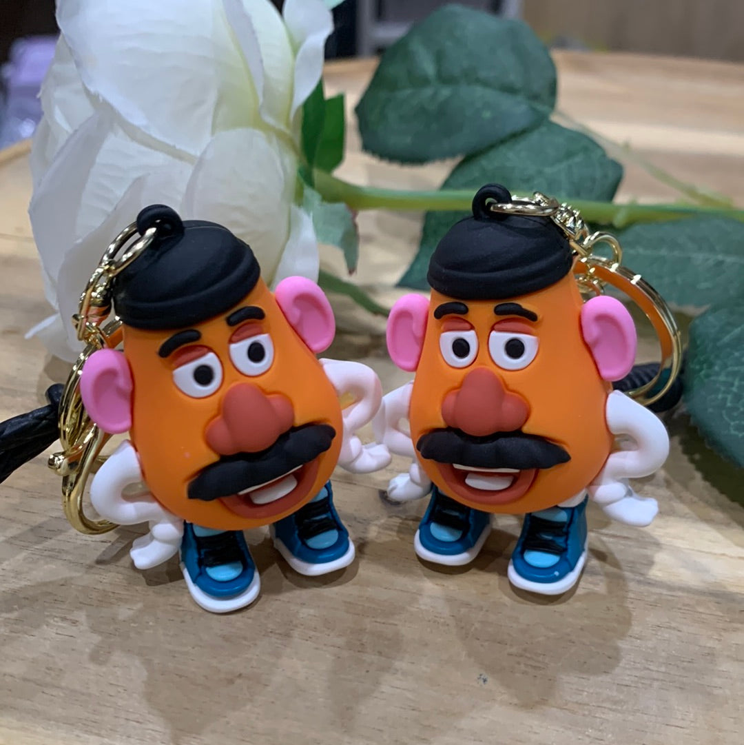 POPULAR CHARACTER KEYRINGS WITH WRISTLET ATTACHED