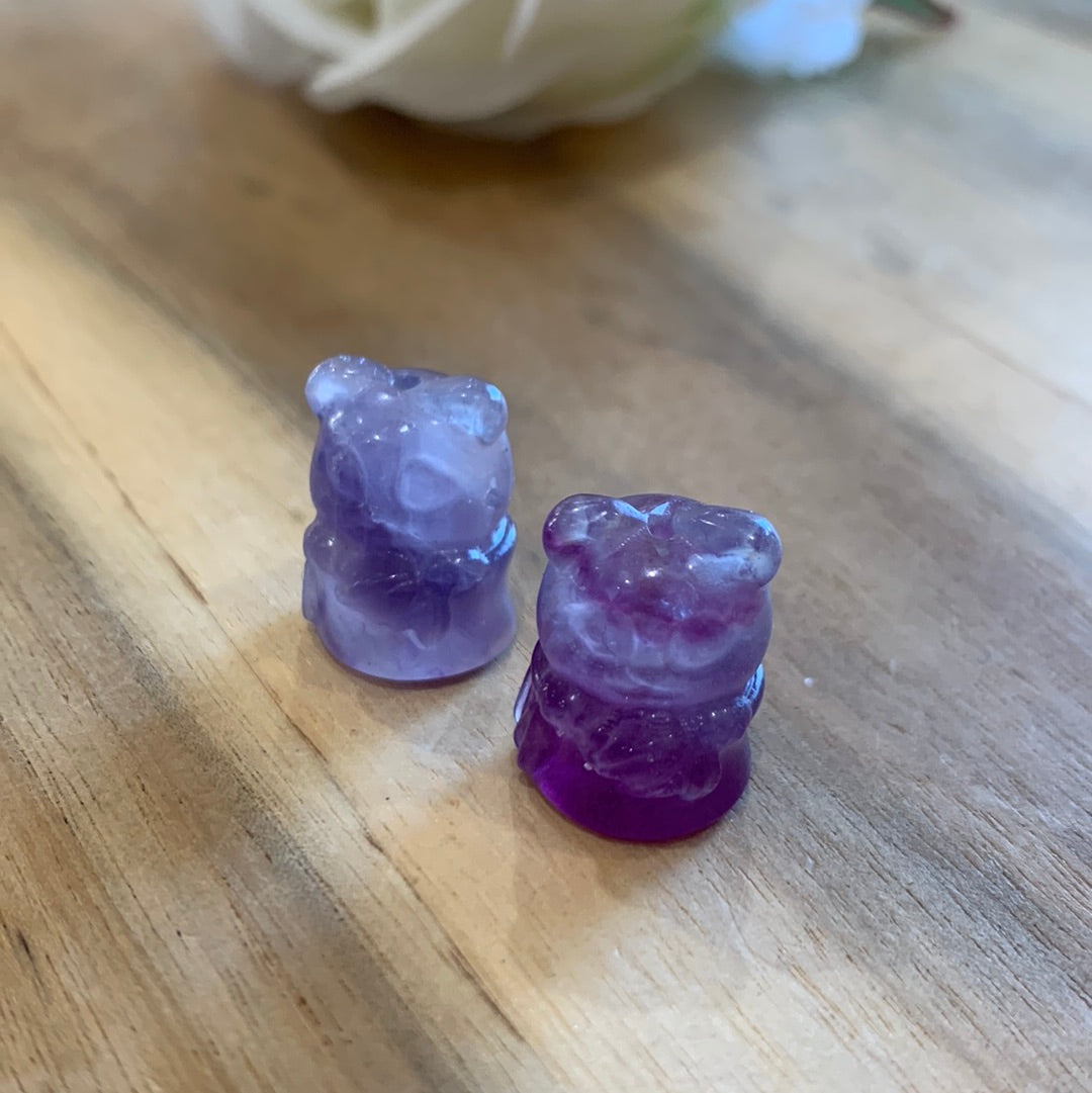 FLUORITE MINI CARVINGS