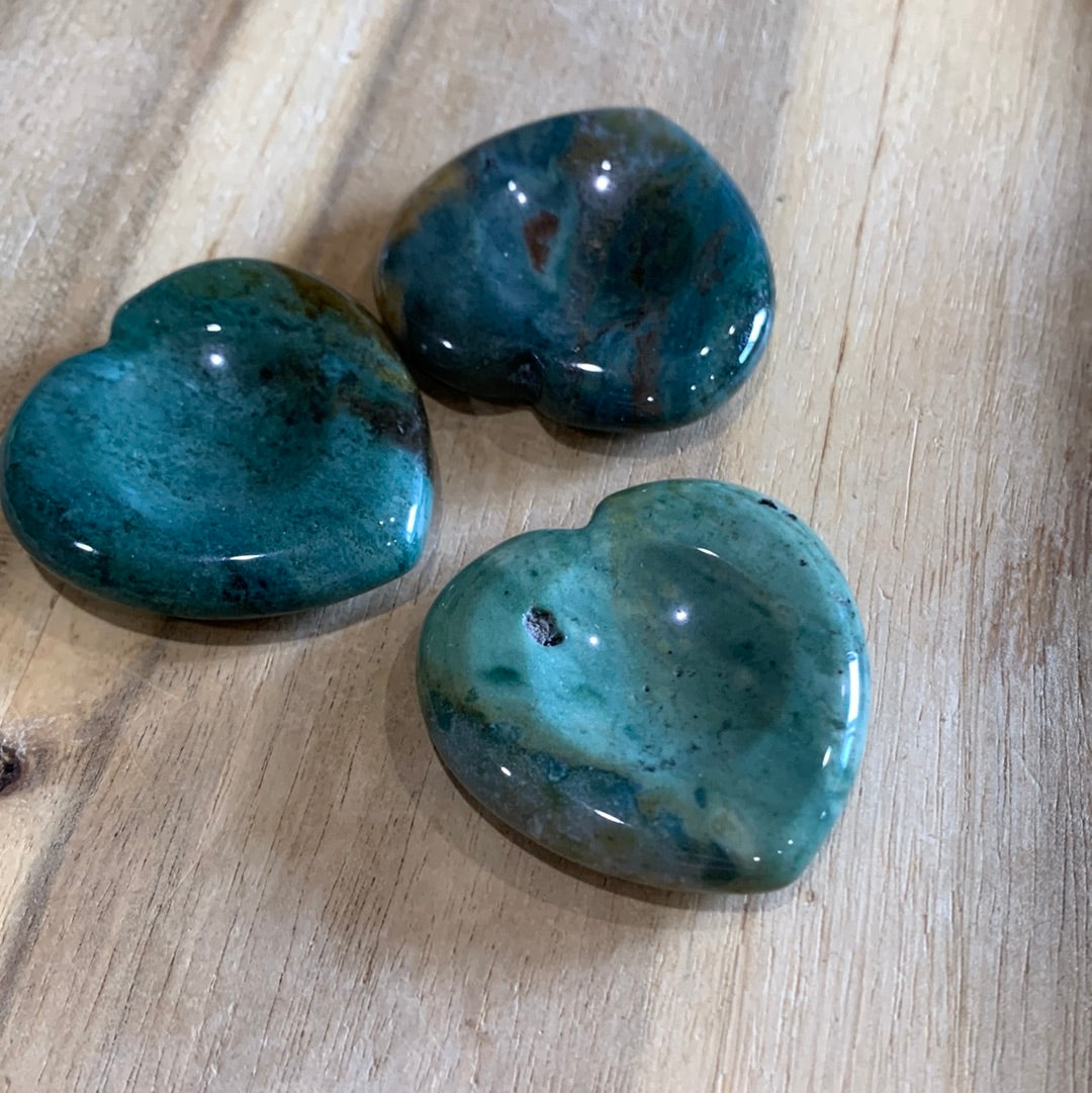 HEART SHAPED WORRY STONES