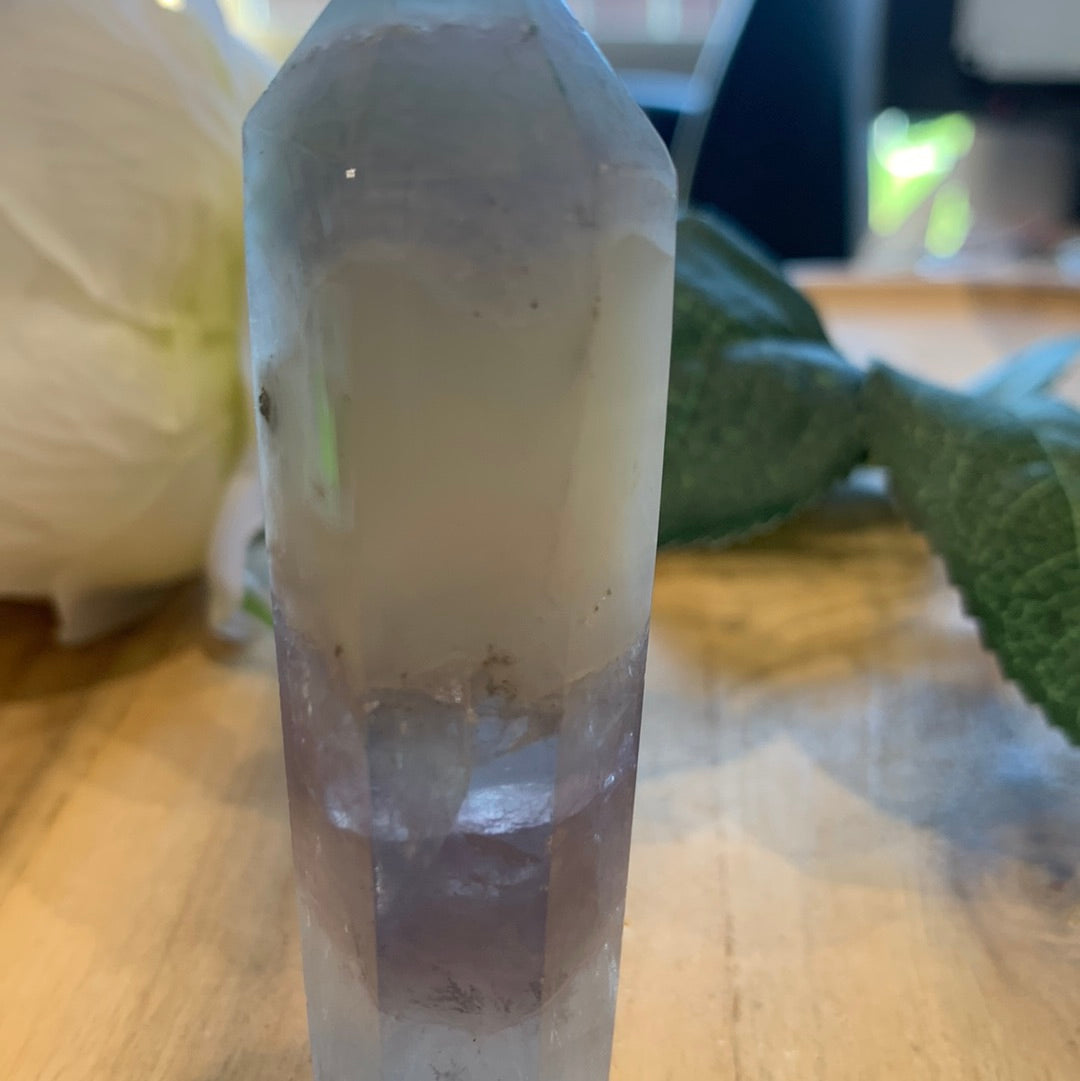 RAINBOW FLUORITE TOWER/POINTS
