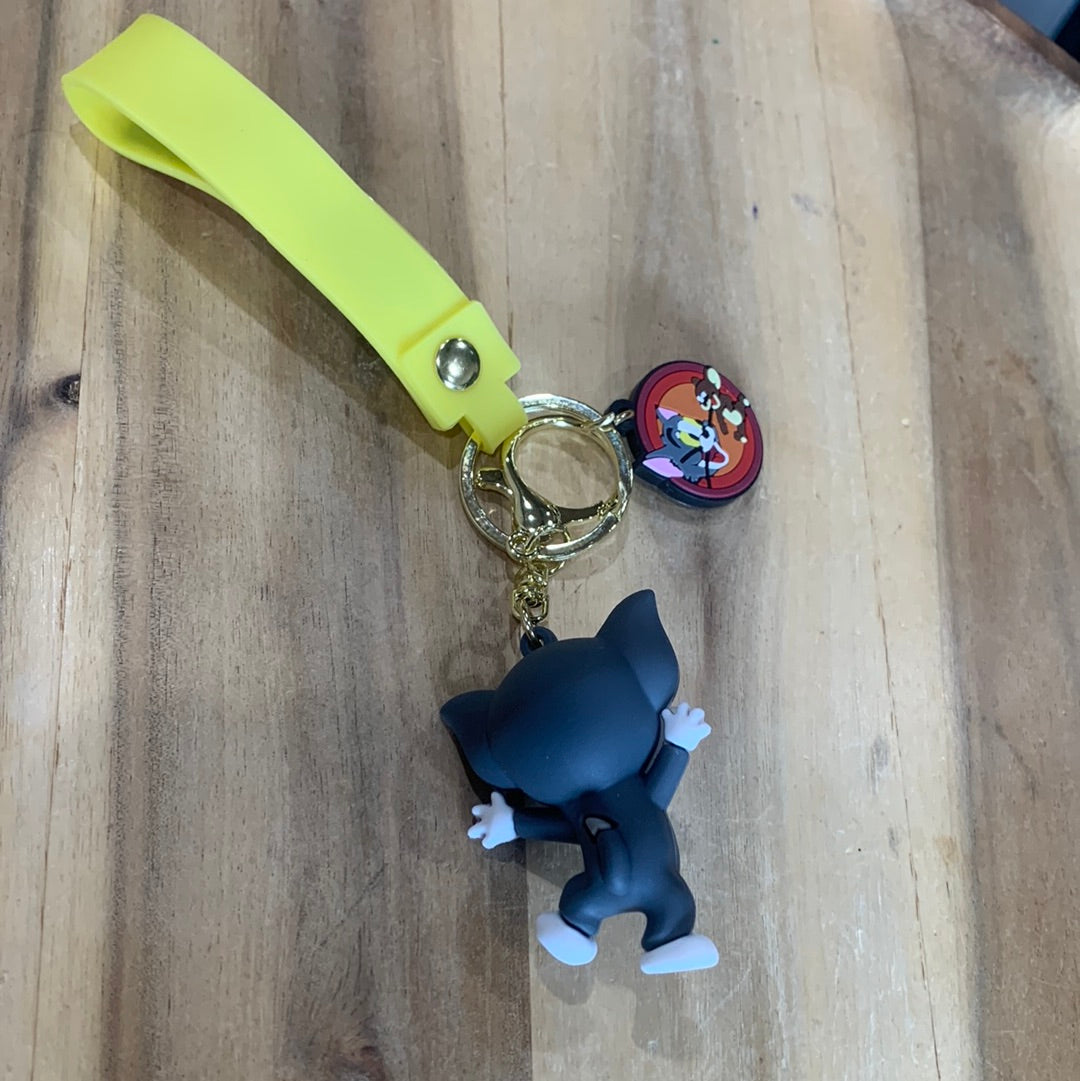 POPULAR CHARACTER KEYRINGS WITH WRISTLET ATTACHED