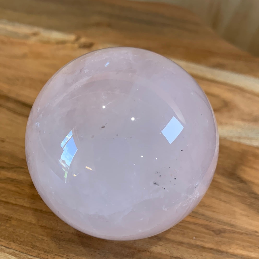 ROSE QUARTZ SPHERE