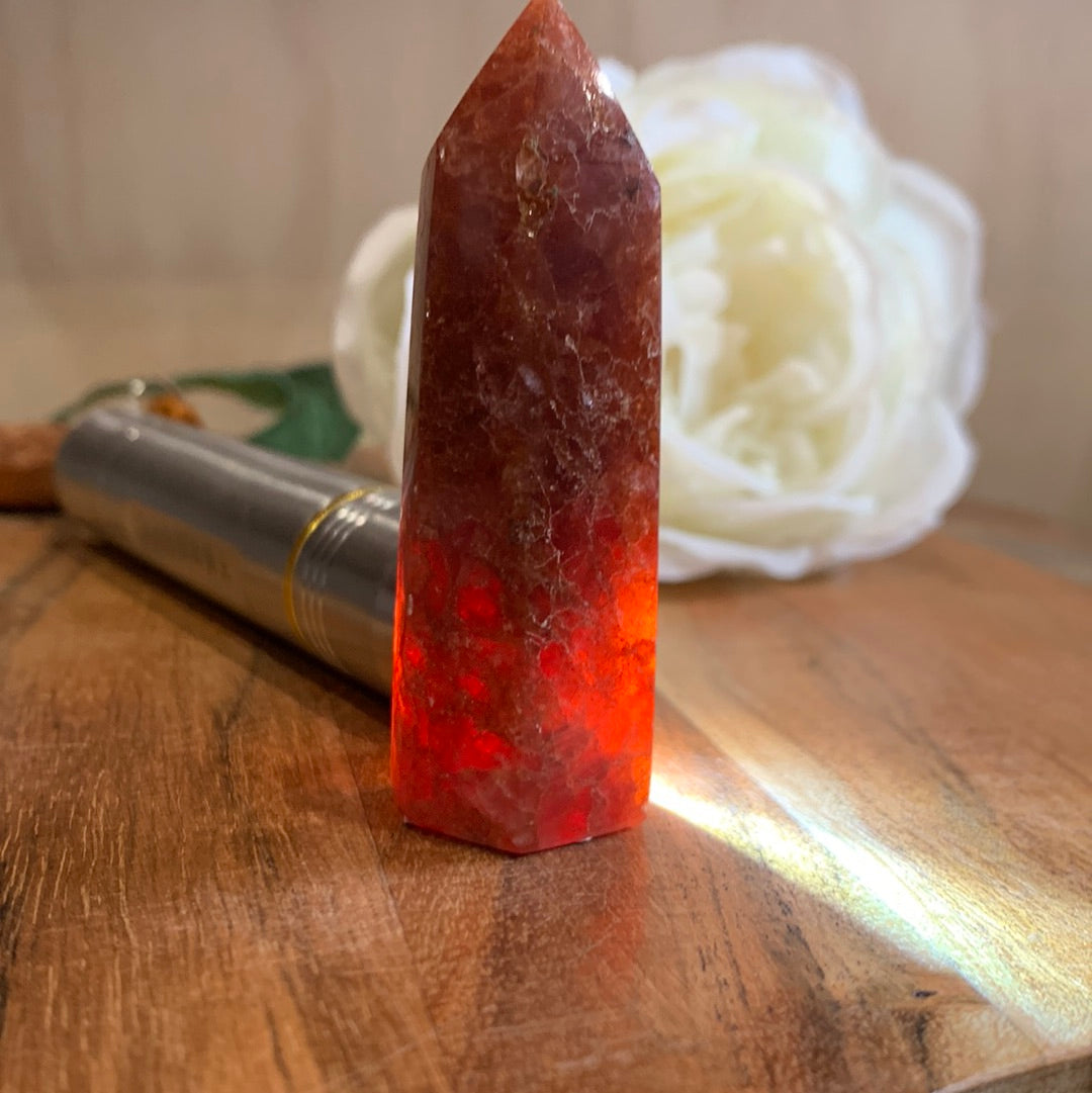 FIRE QUARTZ POINTS