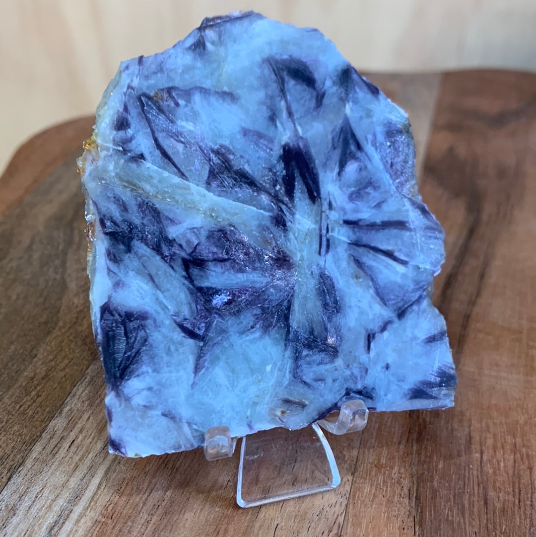 PURPLE MICA SLAB WITH STAND