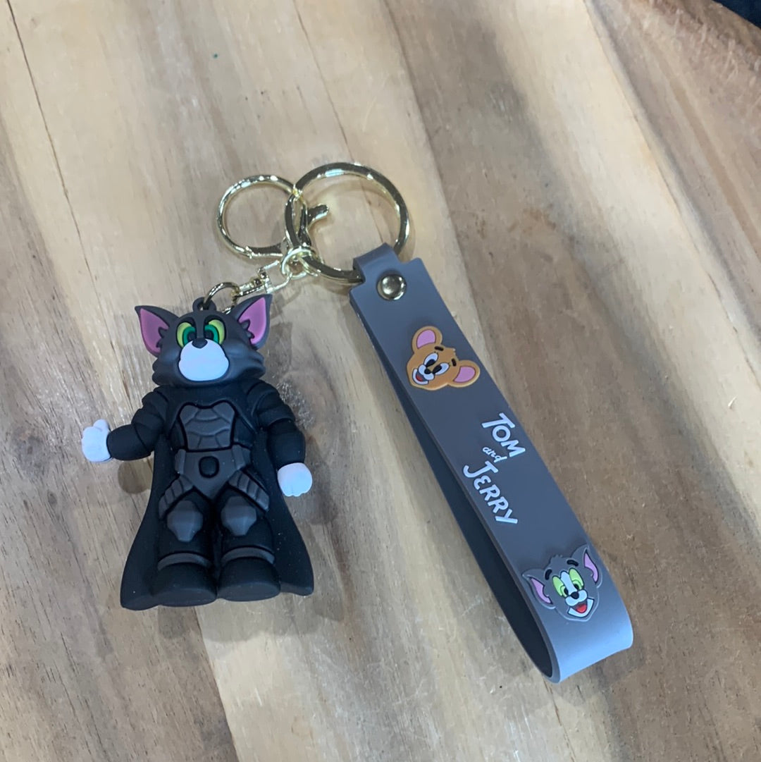 POPULAR CHARACTER KEYRINGS WITH WRISTLET ATTACHED