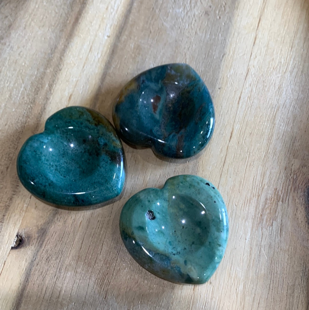 HEART SHAPED WORRY STONES