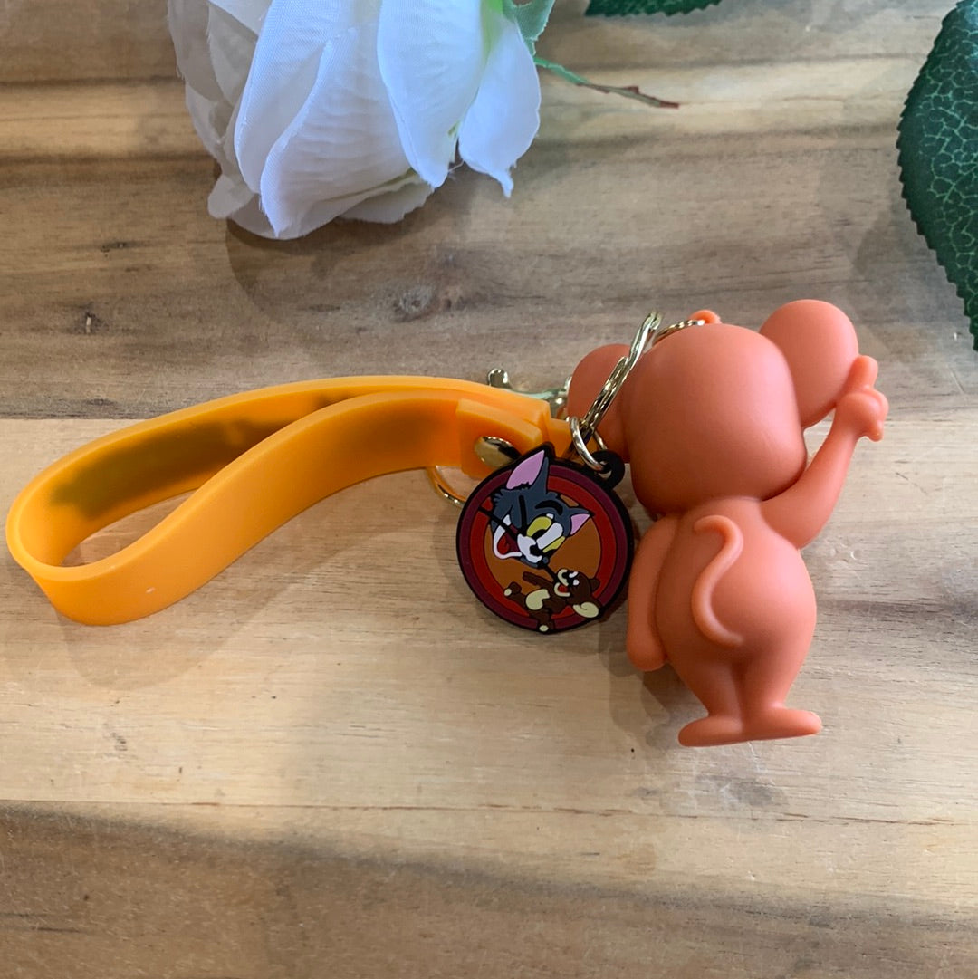 POPULAR CHARACTER KEYRINGS WITH WRISTLET ATTACHED