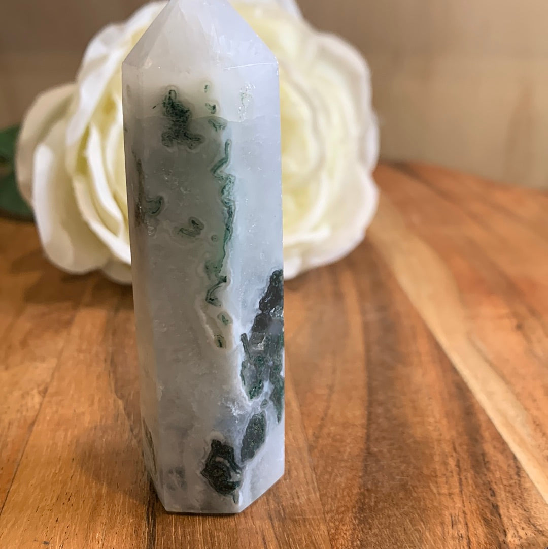 MOSS AGATE POINTS