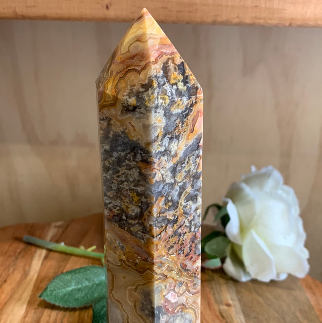 CRAZY LACE AGATE TOWER