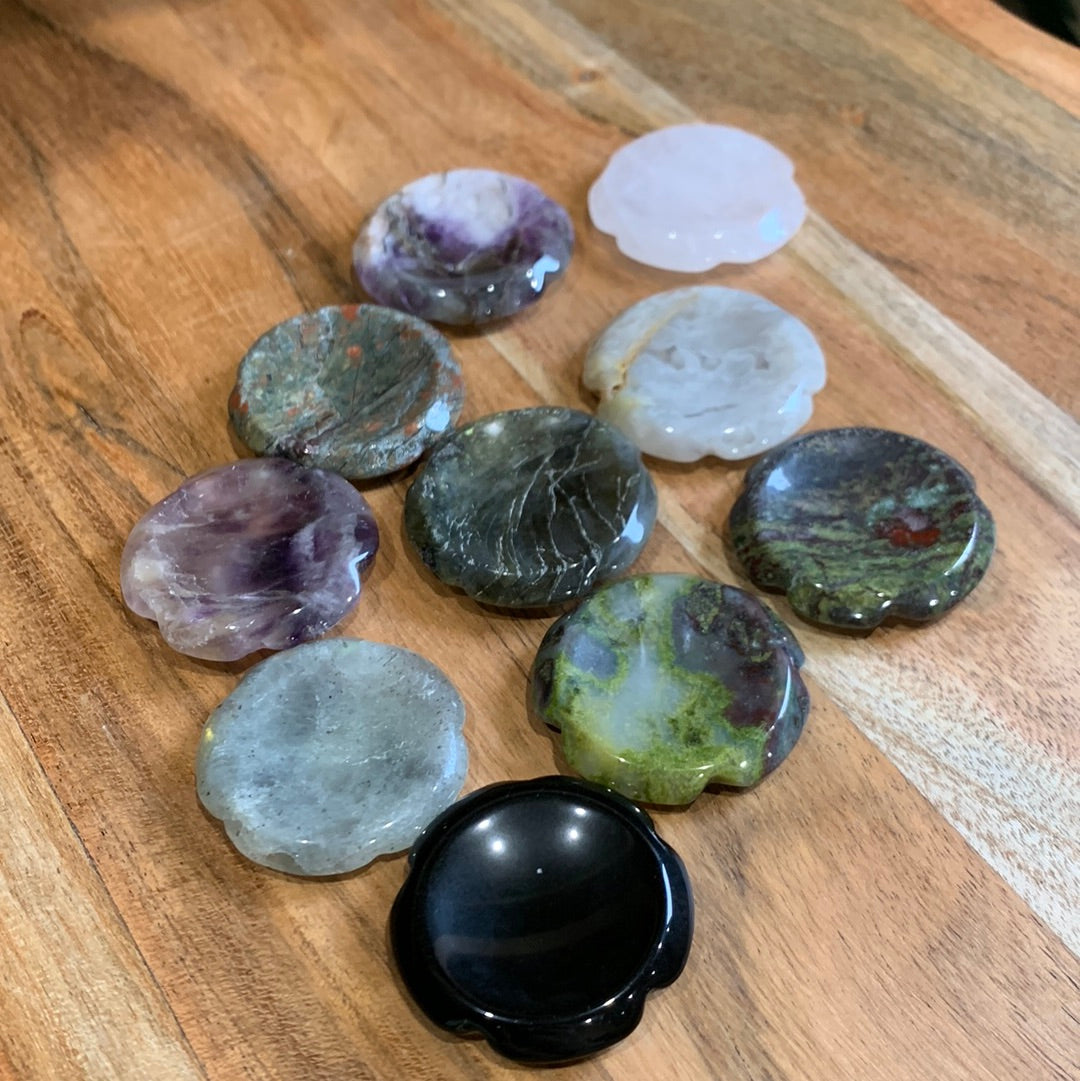 MINI BOWLS THAT COULD BE USED FOR SPHERE HOLDERS OR WORRY STONES