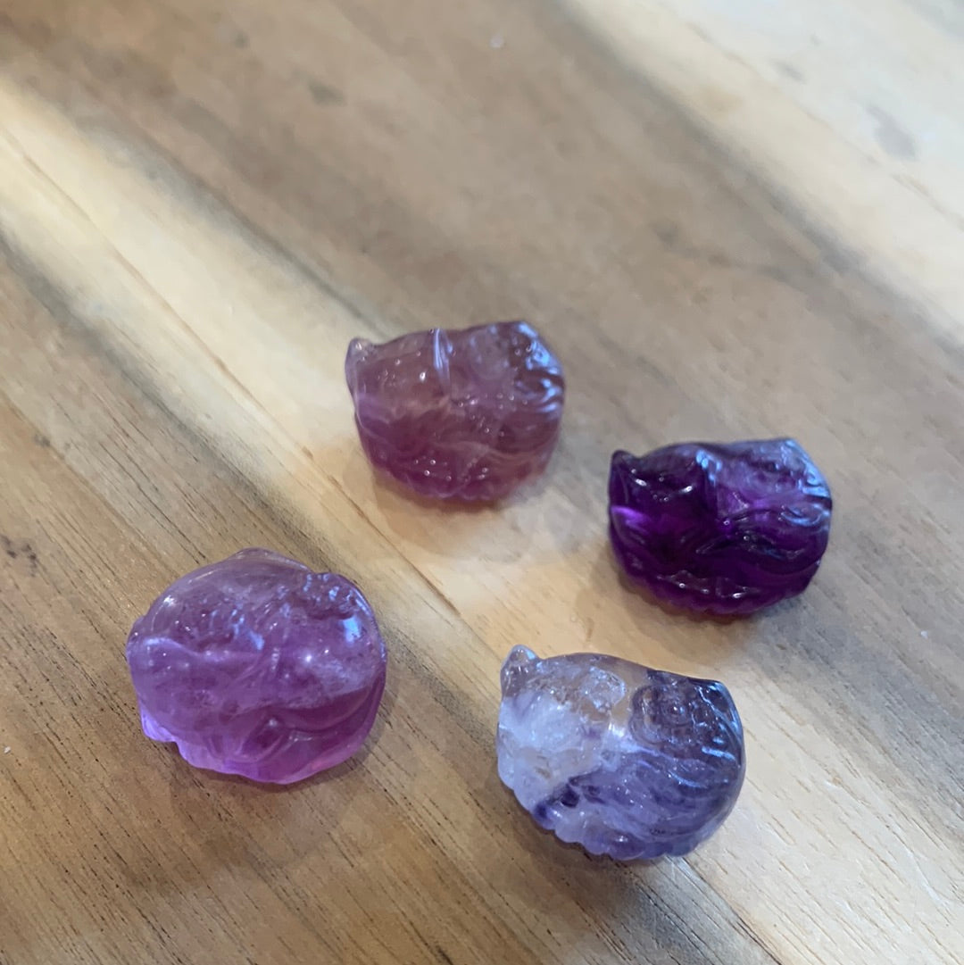 FLUORITE MINI CARVINGS