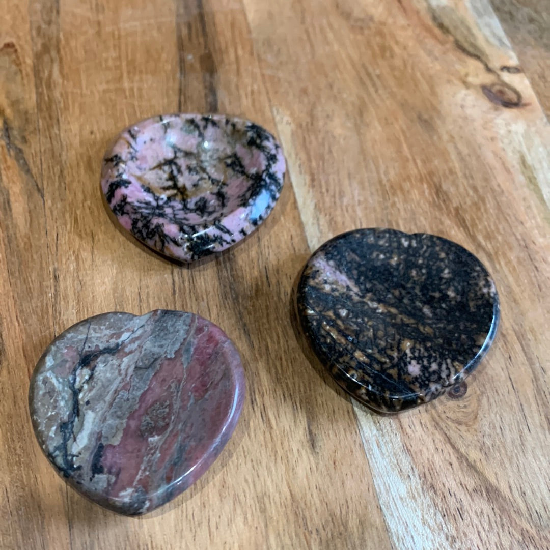 HEART SHAPED WORRY STONES