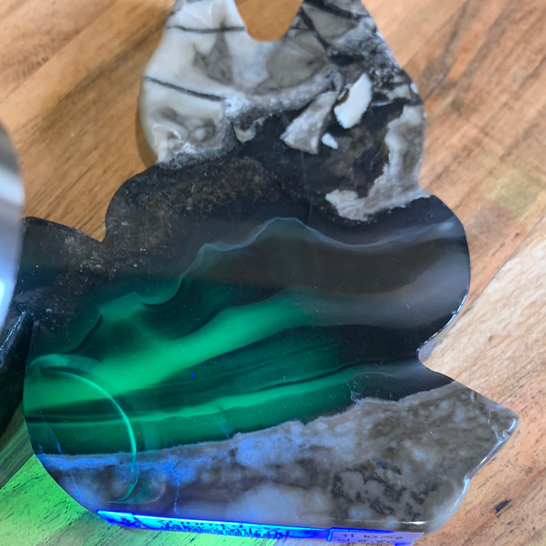 VOLCANO AGATE CATS (LARGE)
