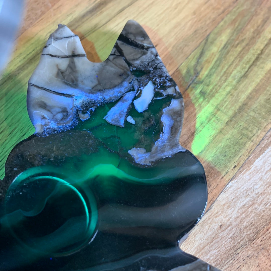 VOLCANO AGATE CATS (LARGE)