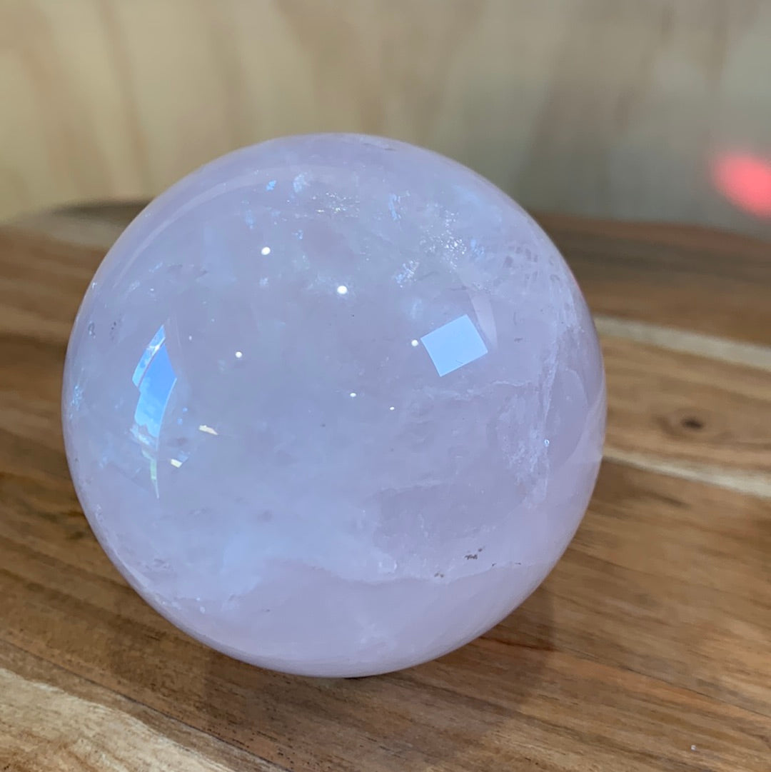 ROSE QUARTZ SPHERE