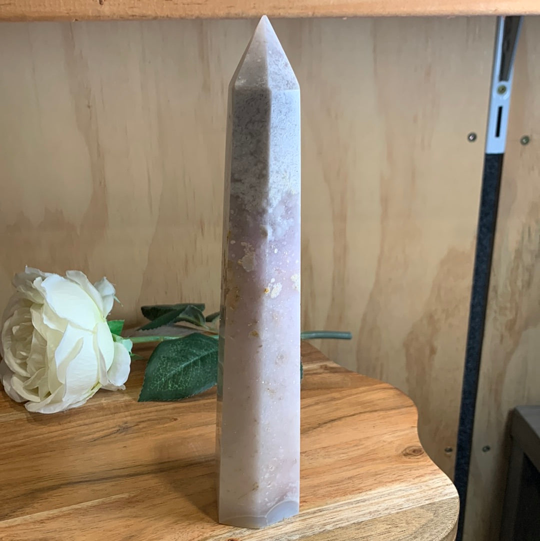 PINK AMETHYST TOWERS (LARGE)