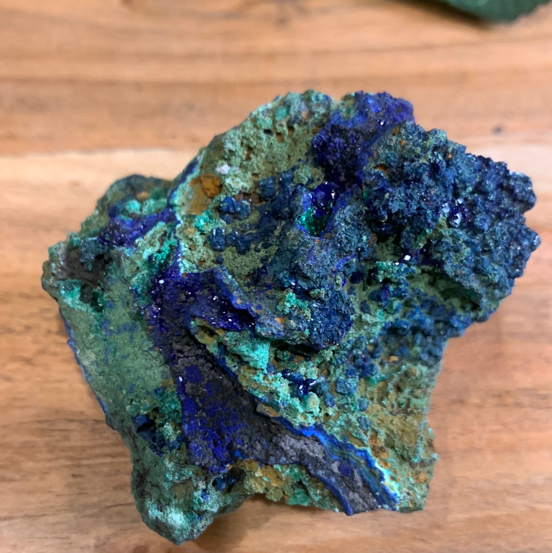 AZURITE AND MALACHITE CLUSTER