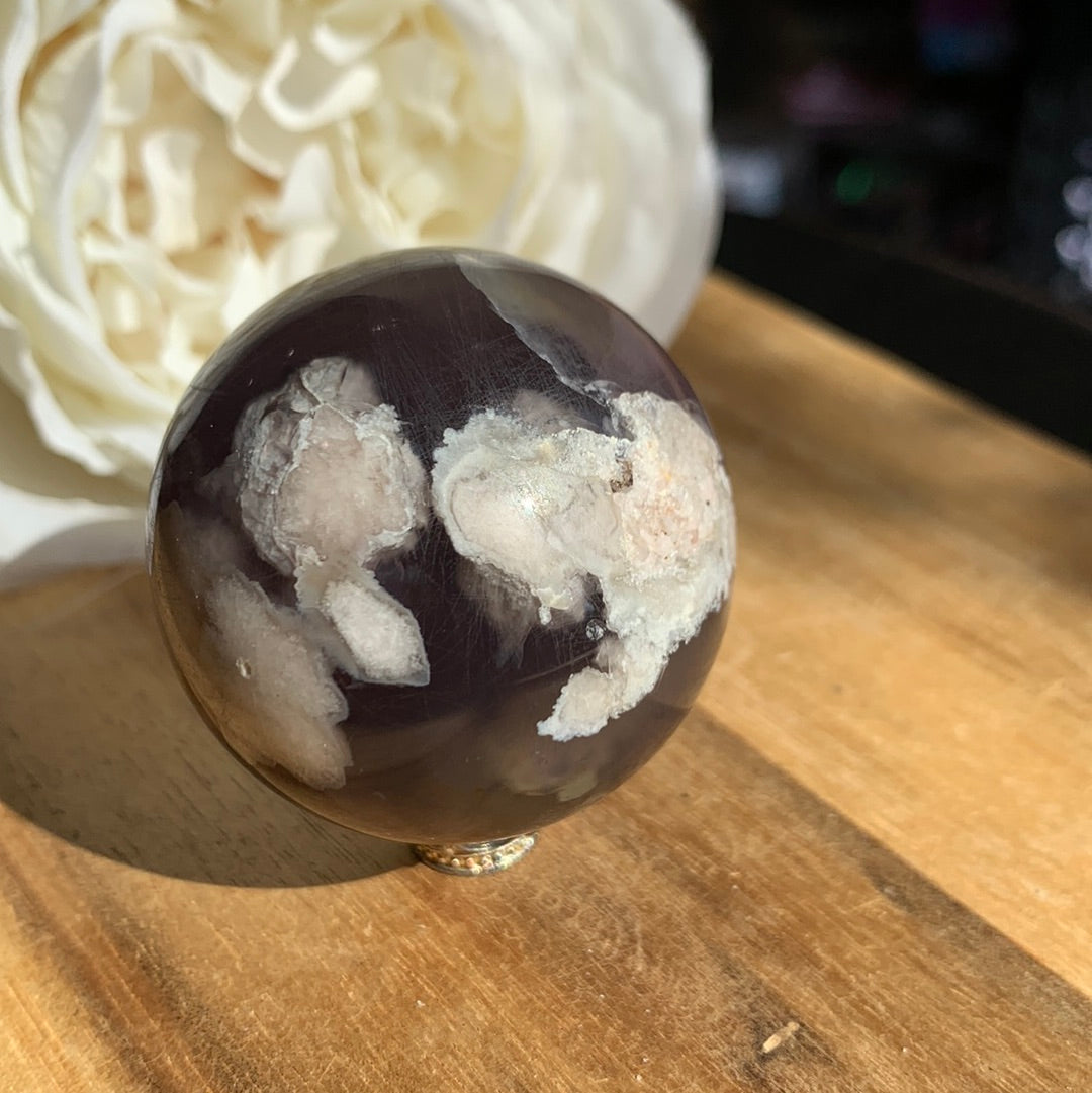 FLOWER AGATE SPHERE